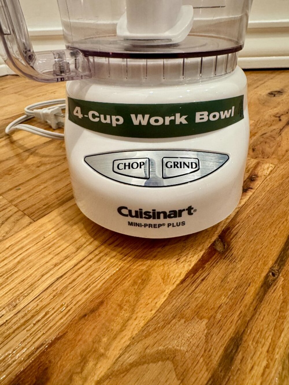 Cuisinart Mini-Prep Plus 4-Cup Food Processor White DLC-4CHCH EUC - Picture 3 of 9
